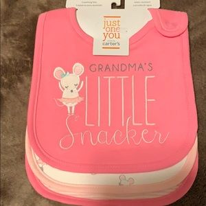 Carter water resistant teething bibs 3 pack